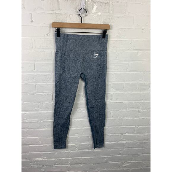 Gymshark Women's Vital Seamless Leggings Compression Fit Gray Size Small - Picture 1 of 4